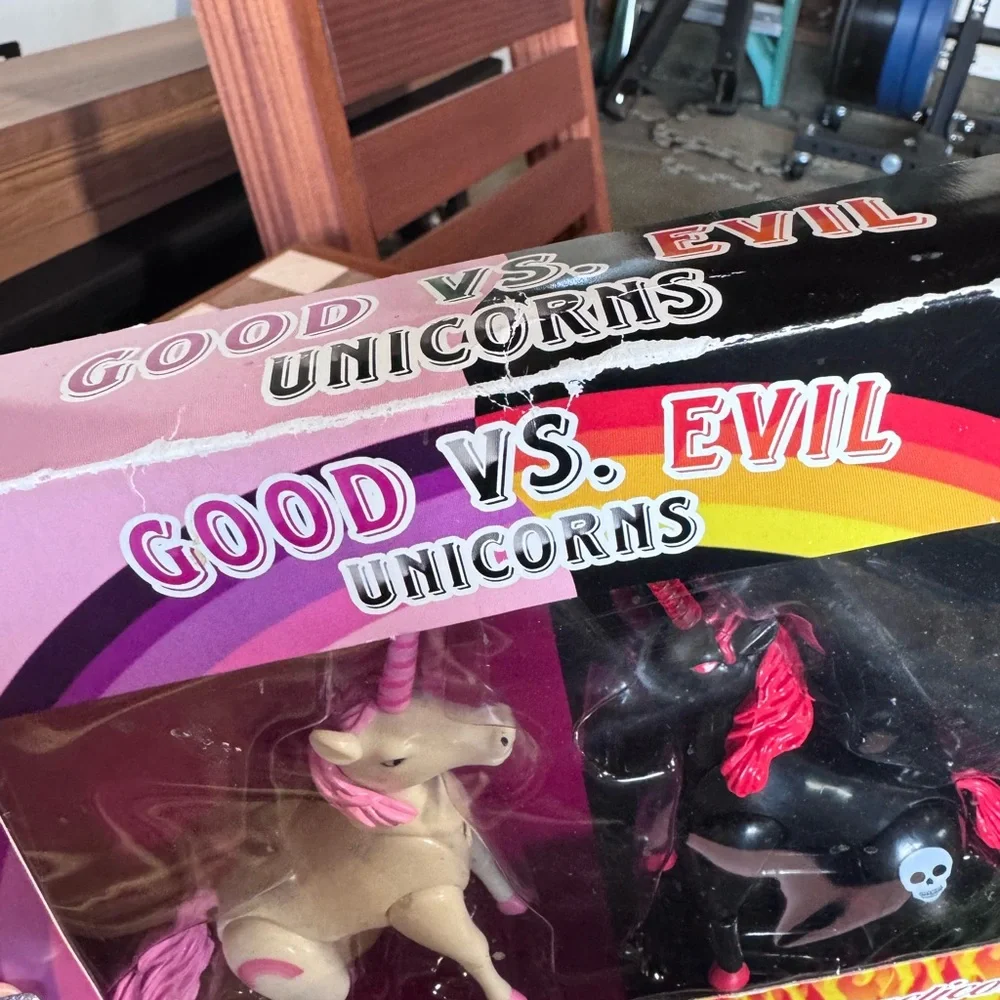 Good vs. Evil Unicorns Playset by Archie McPhee NEW